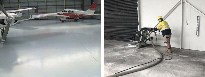 concrete floor grinding epoxy coating perth